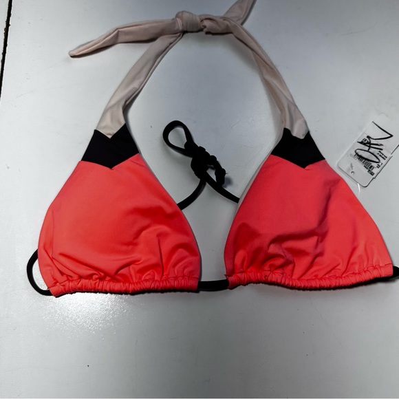 l*Space Jovie Electric Coral Tie Back & Halter Neck Women’s Bikini Top NWT L - Picture 7 of 15